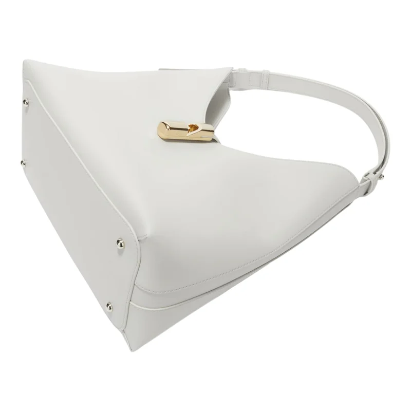 Furla White Goccia Hobo M for Women | Best Price UAE